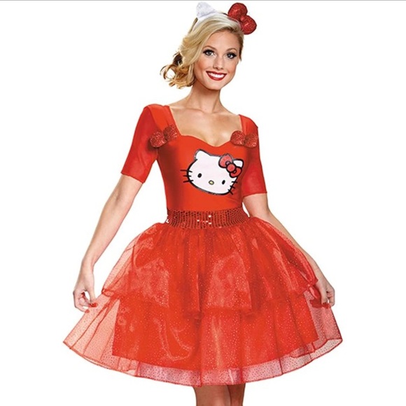 Hello Kitty Other - 🎃 Adult Hello Kitty Halloween Costume- Size L